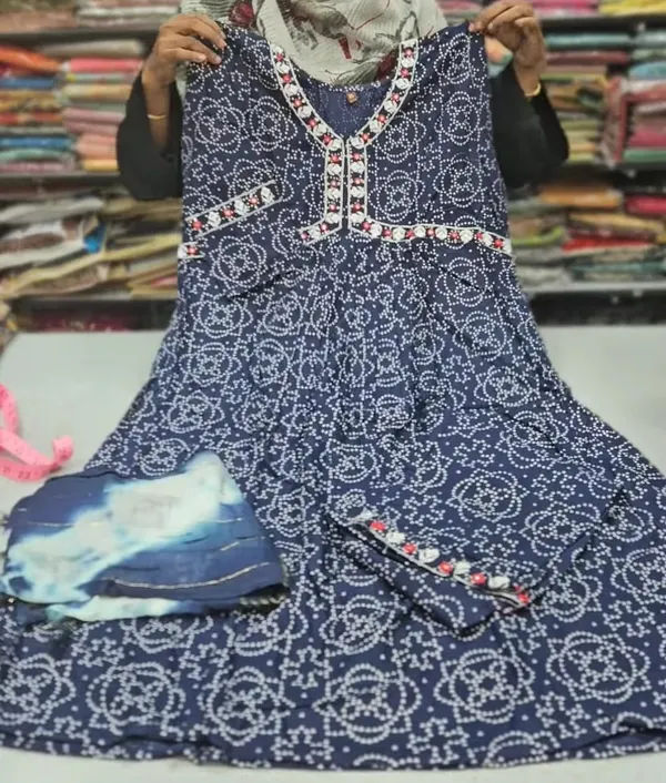 Nayra Cut Kurti with Bottom & Dupatta | TS1830